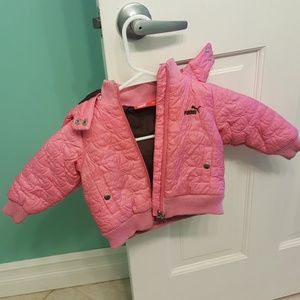 Toddler Puma Puffer Jacket with Detachable Hood